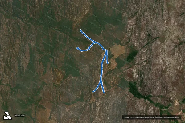 Imagem de satélite de Fazenda Duas Pontes ? Gleba 93 - Gleba 93 em Diamantina - MG