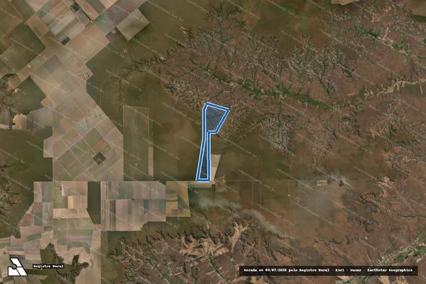 Imagem de satélite de Fazenda Ipê (Piripiri) - Mat.: 2002 em Bom Jesus - PI