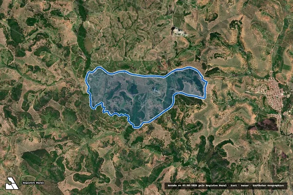 Imagem de satélite de FAZENDA ALAMANDA - Parte 2 em Machacalis - MG