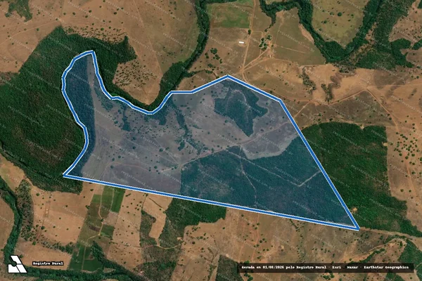 Imagem de satélite de FAZENDA FM / 002 em Miranorte - TO
