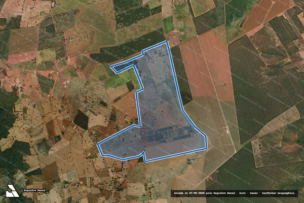 Imagem de satélite de FAZENDA CAMAÇARI - FAZENDA CAMAÇARI em Euclides da Cunha - BA
