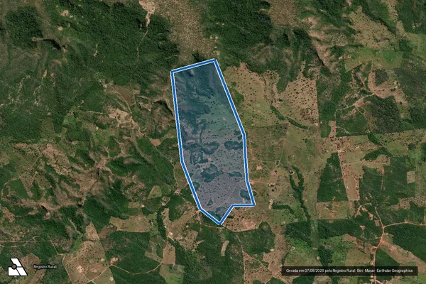 Imagem de satélite de FAZENDA VEREDÃO - 002 em Montes Altos - MA