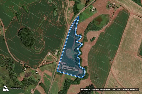 Imagem de satélite de MAT.: 38240 - Parte 1 em Bom Jesus - SC