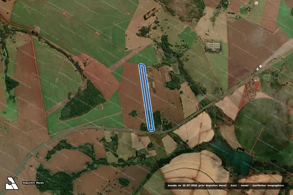Imagem de satélite de FAZENDA LAGE - 001 em Rio Verde - GO