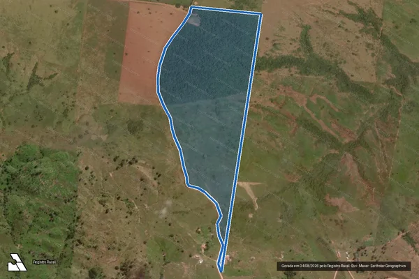 Imagem de satélite de FAZENDA BOA ESPERANÇA - Gleba 02 em Santana do Araguaia - PA
