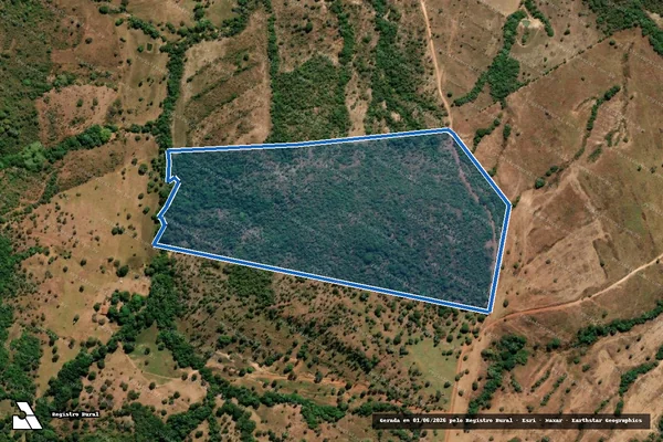 Imagem de satélite de FAZENDA CÓRREGO FUNDO - 001 em Moiporá - GO