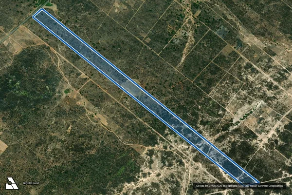 Imagem de satélite de Cacimba dos Bois da Fazenda Escadinha ? Parcela 2 - Parte 2 em Serra Talhada - PE