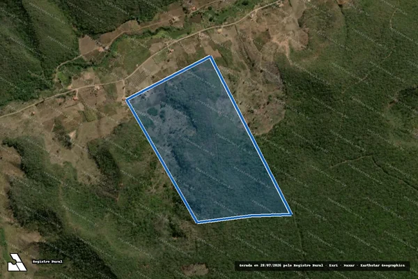 Imagem de satélite de Fazenda Alegria - Gleba 21 em Divisópolis - MG