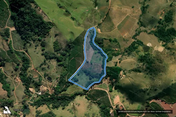 Imagem de satélite de SÍTIO SANTO AFONSO ? G3 - SÍTIO SANTO AFONSO ? G2 em Bueno Brandão - MG