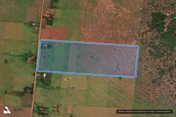 Imagem de satélite de Projeto de Assentamento Serra - LOTE 30 em Paranaíba - MS