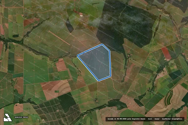 Imagem de satélite de FAZENDA BOA SORTE - Parcela 1 em Santa Fé - PR