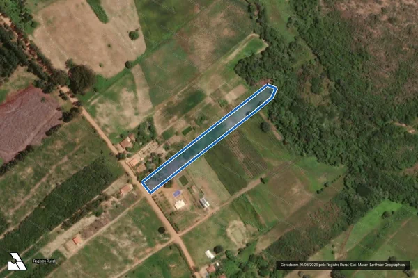 Imagem de satélite de FAZENDA POCOES - Parte 1 em São João do Paraíso - MG