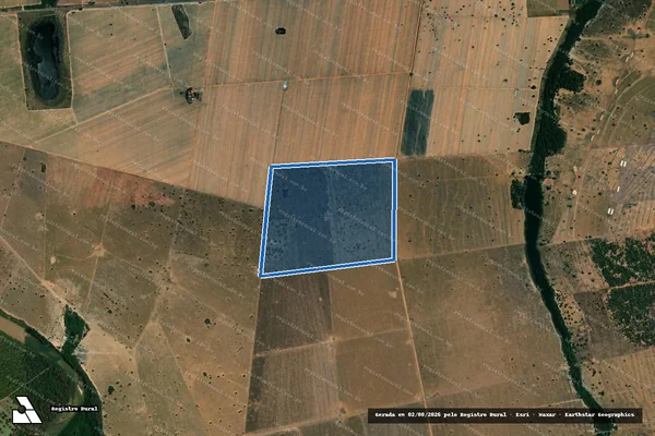 Imagem de satélite de Fazenda - Tarumã I em Montes Claros de Goiás - GO
