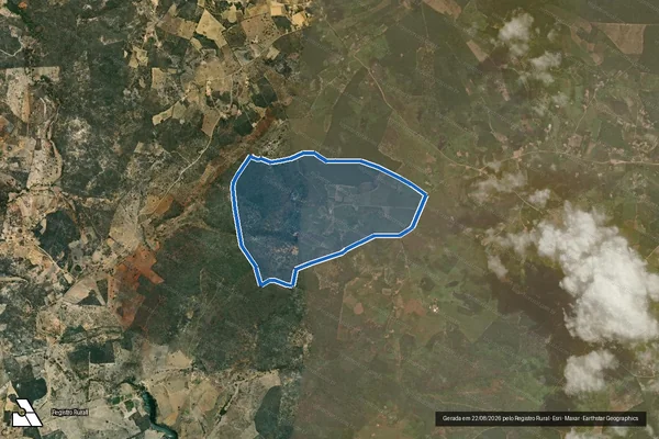 Imagem de satélite de FAZENDA MULUNGU - GLEBA_01 em Poções - BA