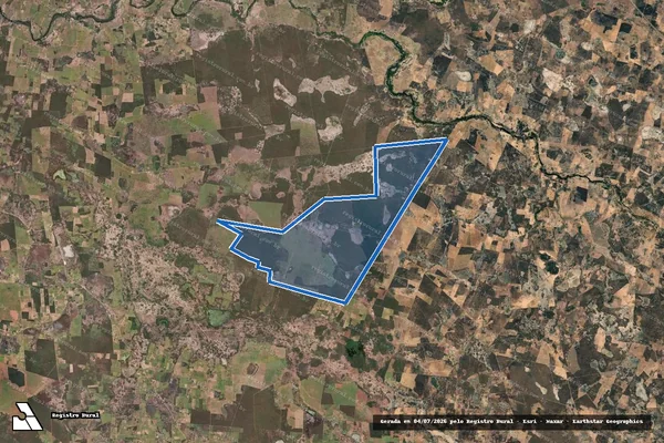Imagem de satélite de Fazenda Campos do Meio - Parte 1 em Palmas de Monte Alto - BA
