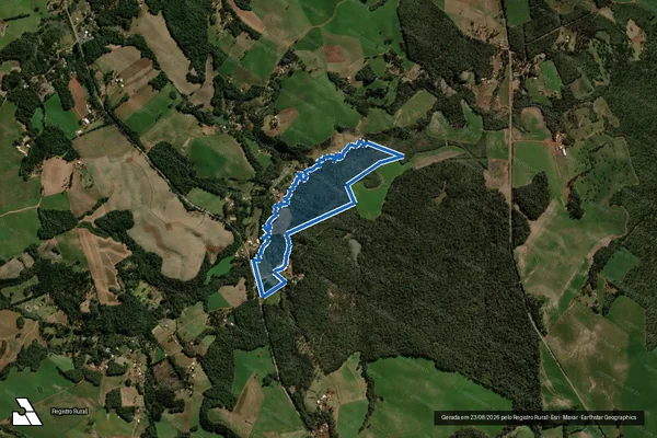 Imagem de satélite de Fazenda Bida - Parte 1 em Pitanga - PR