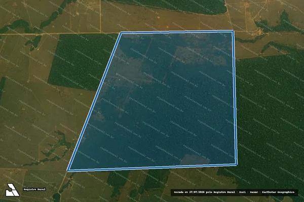 Imagem de satélite de Fazenda JBM