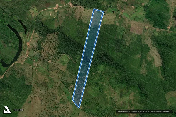 Imagem de satélite de FAZ. ALENCAR - LOTE 294 - ASSOCIACAO DOS PRODUTORES RURAIS NA AGRICULTURA FAMILIAR DO PROJETO DE ASSENTAMENTO CIGRA   – P.A. CIG / LOTE 294