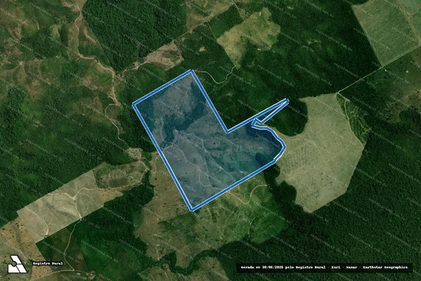 Imagem de satélite de FAZENDA SOL NASCENTE - Gleba 01 em Abel Figueiredo - PA