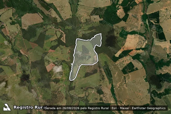 Imagem de satélite de Fazenda Garcias - Gleba 1 em Formiga - MG