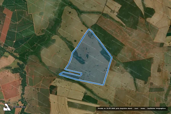 Imagem de satélite de Fazenda Santa Rita ? Gleba 01 - Fazenda Santa Rita - Gleba 01 em Tanabi - SP