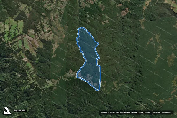 Imagem de satélite de Fazenda Cerro Azul - Parte 2 em Rio Negrinho - SC