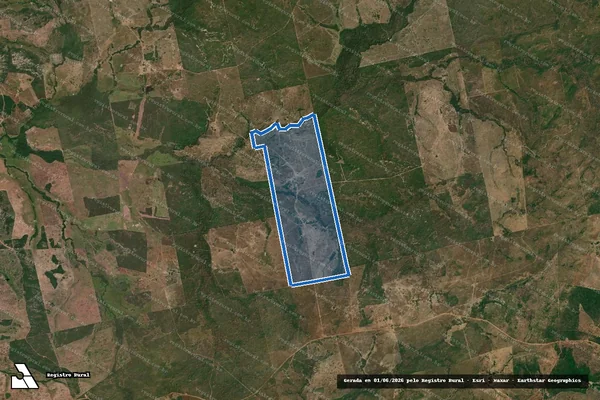 Imagem de satélite de FAZENDA UNIÃO ? Lote 2-A, do Loteamento Pirarucu - Mun. Figueirópolis em Figueirópolis - TO