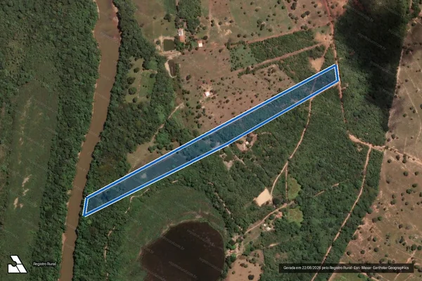 Imagem de satélite de FAZENDA IPOEIRA - 001 em Arinos - MG