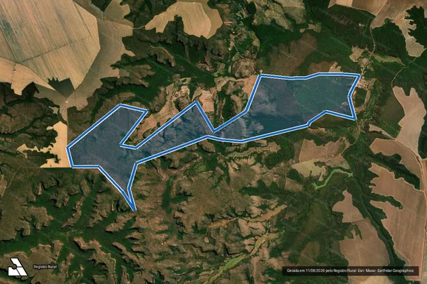 Imagem de satélite de Fazenda Tietê I - Fazenda Tietê I em Tasso Fragoso - MA