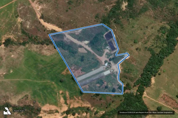 Imagem de satélite de FAZENDA SANTO INÁCIO E BURITI - Parte 2 em Coromandel - MG