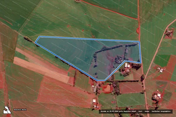 Imagem de satélite de Sem denominação - Parte 1 em São Luiz Gonzaga - RS