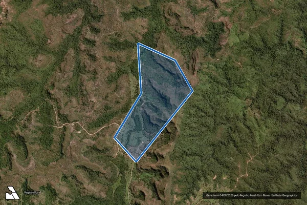 Imagem de satélite de Parte Desmemb Lote 02, Lot São Raimundo - Fazenda Pedreira - Parte 1 em Recursolândia - TO