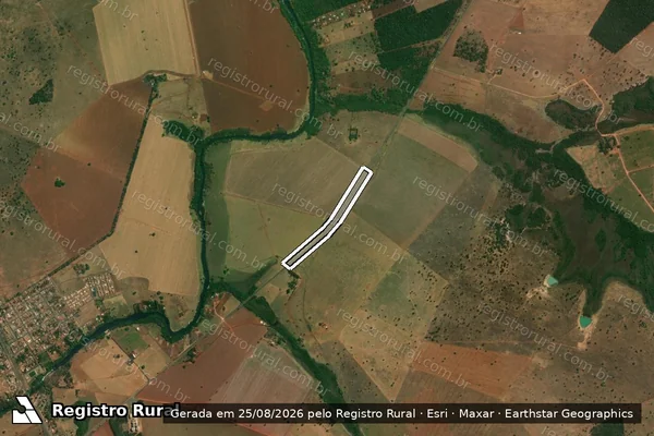 Imagem de satélite de FAZENDA NOSSA SENHORA APARECIDA - Parte 2 em Rio Verde - GO