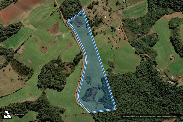 Imagem de satélite de FAZENDA TIO QUIM em Fraiburgo - SC
