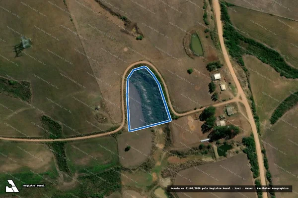 Imagem de satélite de PE Vitória 2000_Lotes - Lote 01B em Candiota - RS