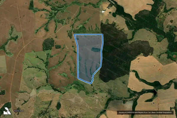 Imagem de satélite de FAZENDA SANTO ANTÔNIO - Parte 2 em Turvânia - GO