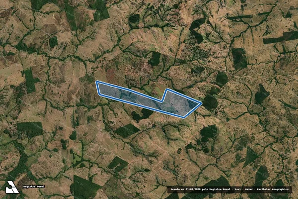 Imagem de satélite de FAZENDA BOA ESPERANÇA - 001 em Itapirapuã - GO