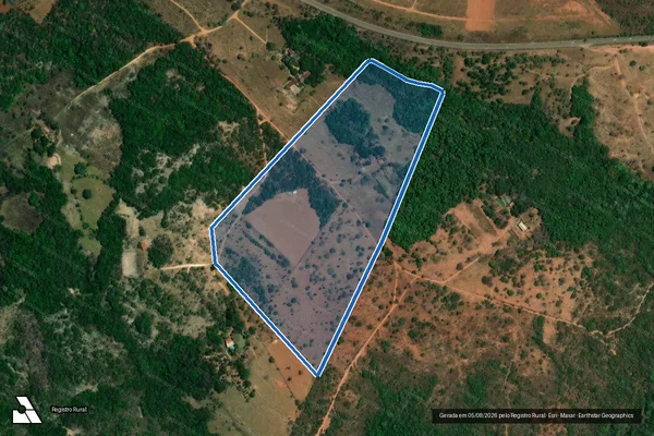 Imagem de satélite de Fazenda Boa Vista - Parte 4 em Catalão - GO