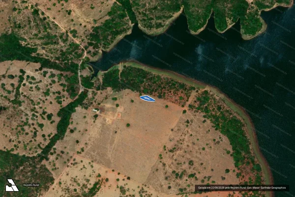 Imagem de satélite de CRB-118 FAZENDA LAGE DE SANTANA Q. Nº 01 - ÁREA 01 em Luziânia - GO