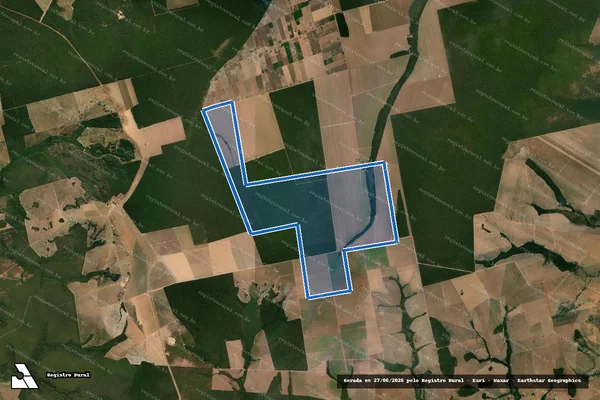 Imagem de satélite de Fazenda Terra Nova-I - Parte 1 em Gaúcha do Norte - MT