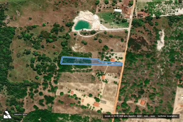 Imagem de satélite de SÍTIO MINHOCA ? LOTE 0431 - Parte 1 em Pindoretama - CE