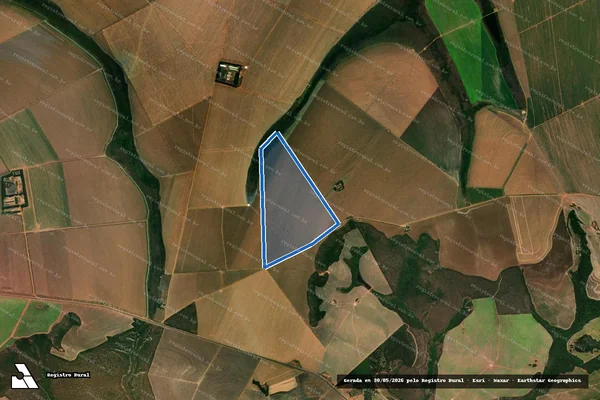 Imagem de satélite de FAZENDA PLANALTO - Mat. 1992 em Alto Garças - MT