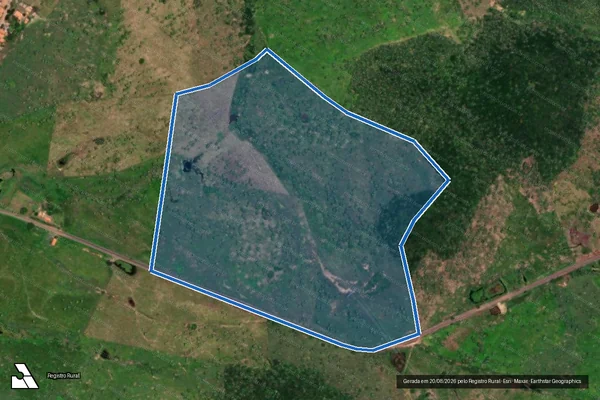 Imagem de satélite de FAZENDA LAGO AZUL - PARCELA 02 em Lago do Junco - MA