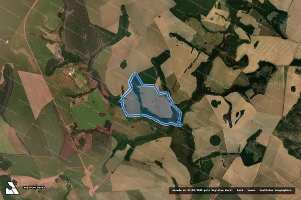 Imagem de satélite de Fazenda Vista Alta - Parte 3 em Jataí - GO