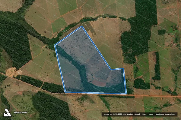 Imagem de satélite de FAZENDA SANTA ANA - LOTE 41 - Área A em Aripuanã - MT
