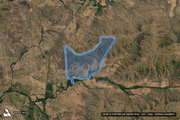 Imagem de satélite de FAZENDA BUQUEIRÃO - 001 em Alvorada do Norte - GO