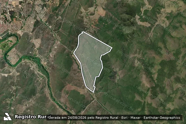 Imagem de satélite de FAZENDA PROVISÃO - FAZENDA PROVISÃO em Jequié - BA