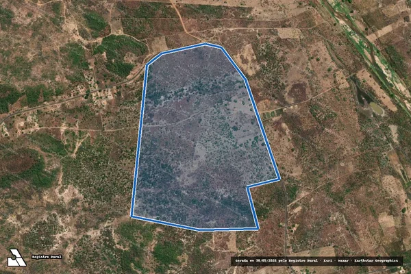 Imagem de satélite de FAZENDA VARZEA DO CIPÓ - Parte 1 em Francisco Ayres - PI