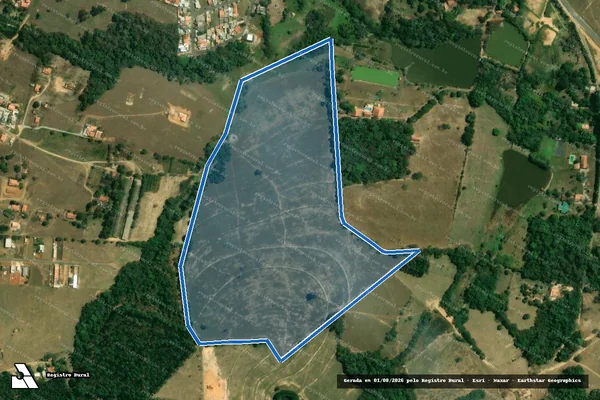 Imagem de satélite de Sítio Santa Rita I - Parte 1 em Iperó - SP