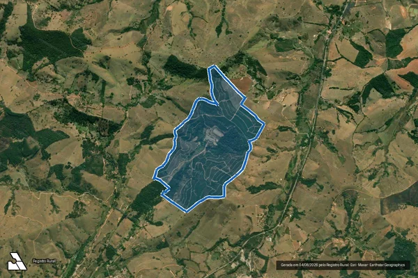Imagem de satélite de FAZENDA SANTA ROSA - Fazenda Santa Rosa em Soledade de Minas - MG